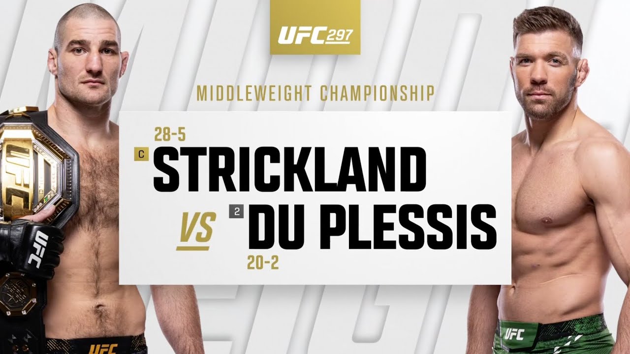 UFC 297: Strickland vs Du Plessis Highlights 🥊