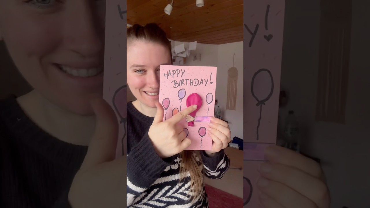 DIY Geburtstagskarte & Gutscheinversteck 🎁