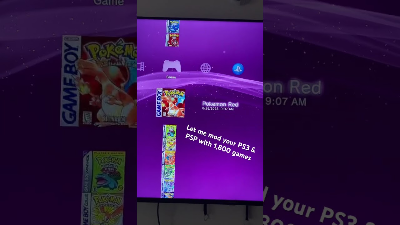 Modded PS3 with 1,800 games
