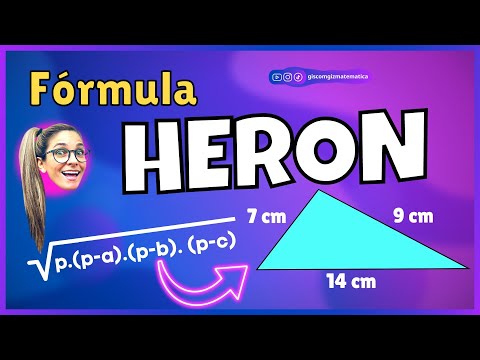 FÓRMULA DE HERON | CALCULAR ÁREA DE TRIÂNGULO FÓRMULA DE HERON |