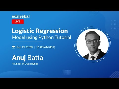 Logistic Regression Model using Python | Machine Learning Algorithms | AI-ML Training | Edureka