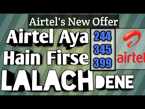 Airtel Launches New Plans to Counter Jio's Dhan Dhana Dhan
