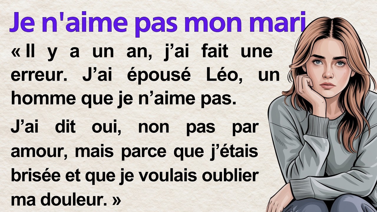 I Married Without Love 💔 | Learn French with Simple Story (A1–A2) | Frenchy Tales
