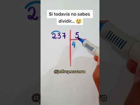 ¿Cómo dividir fácil entre una cifra?
