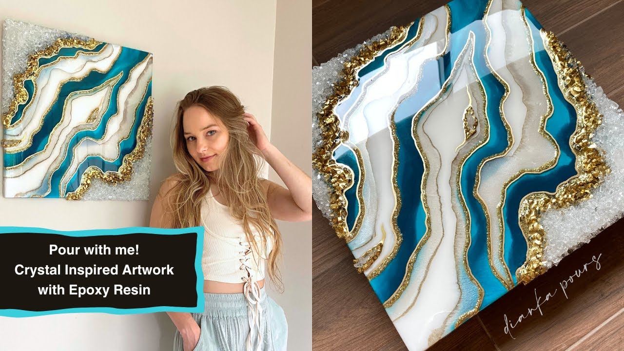 CROWNS JEWEL: Handmade Epoxy Resin Art by Dianka 👑