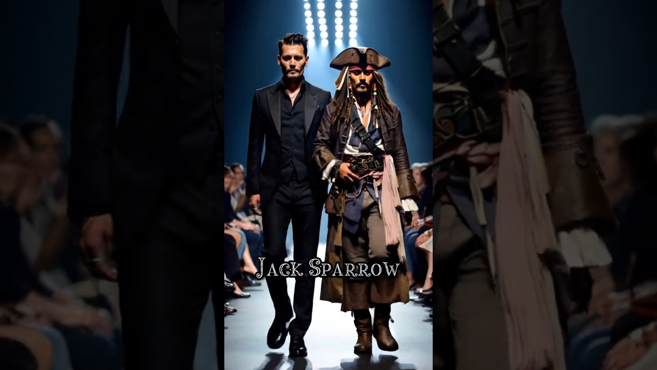 Movie Stars and Their Iconic Characters Walk the Runway