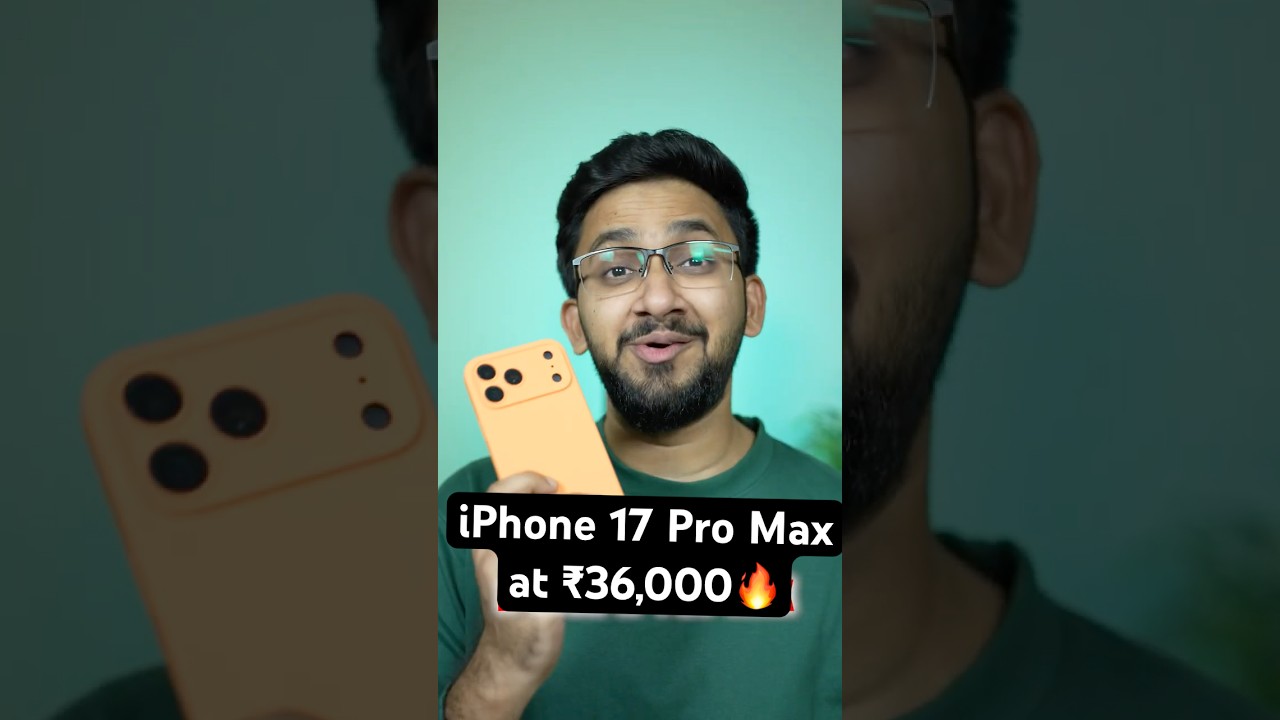 Apple iPhone 17 Pro Max verum 36,000 thana? 😳 Wait for End😂