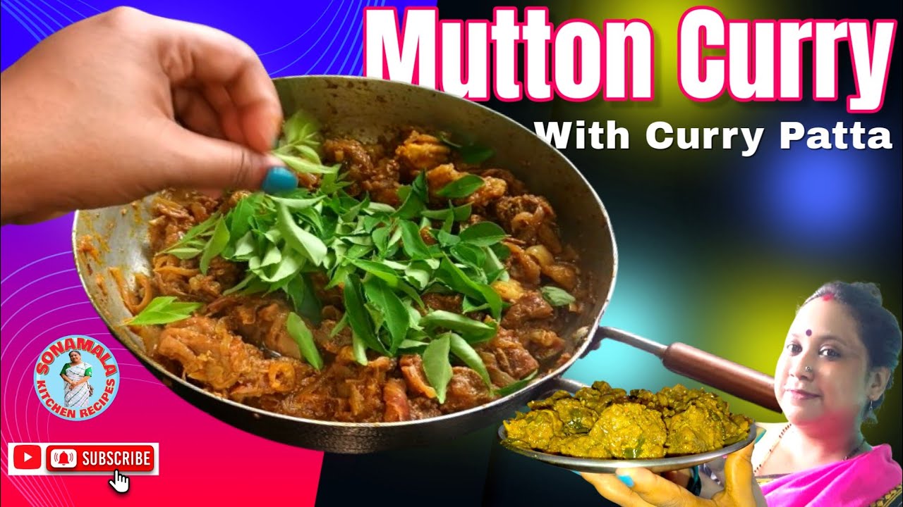 Delicious Mutton Curry with Curry Leaves | Easy Recipe by Sonamala Kitchen 🍛
