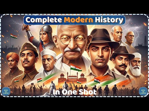 Complete Modern History in One Video! (1498–1947) || Full Revision || One Shot for SSC, UPSC, PCS