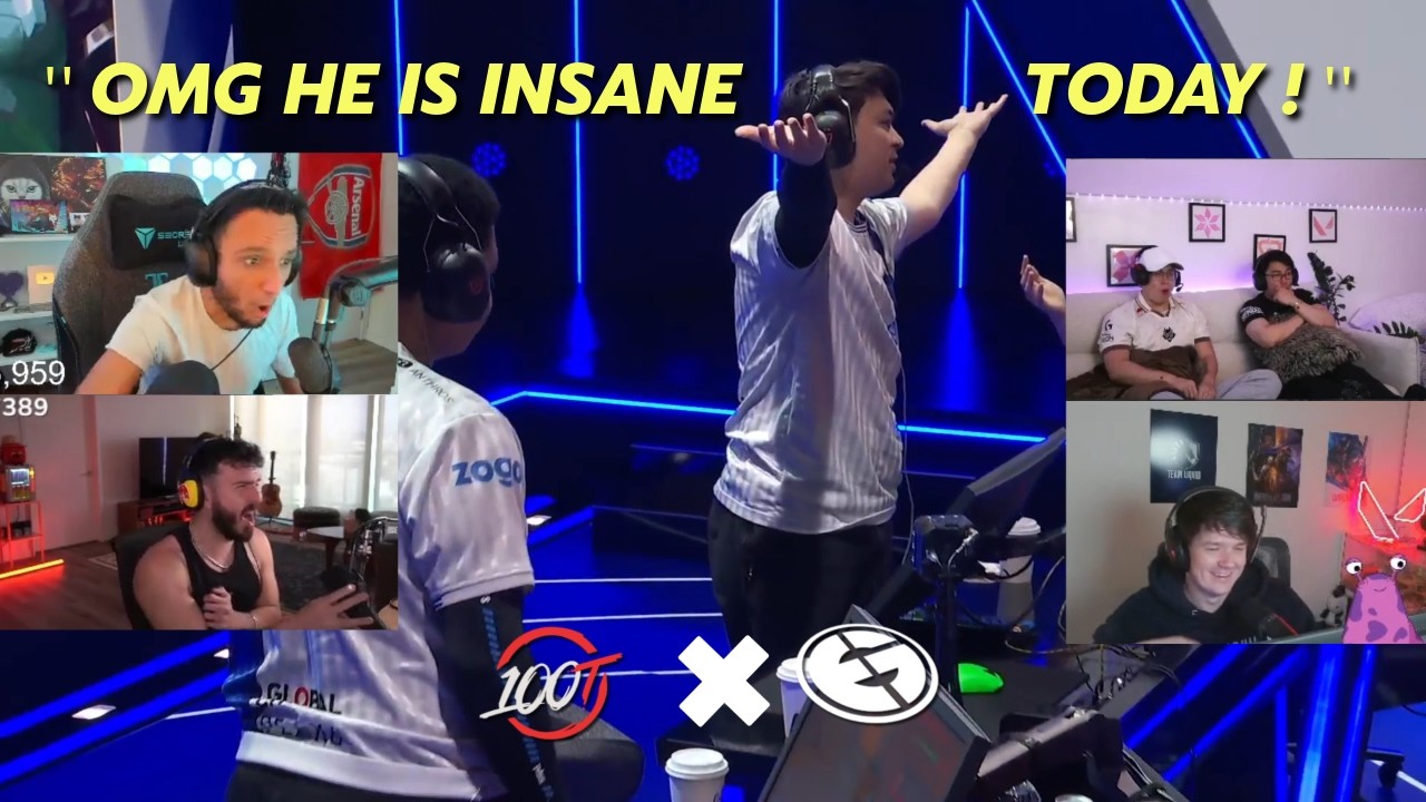 15 minutes of Unbelievable Moments from 100T vs EG