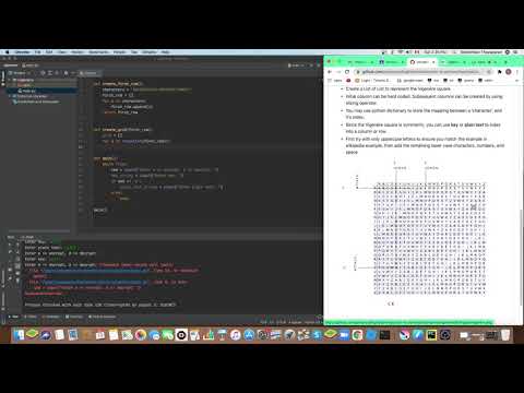 Lesson 13 | Python Solution to  Vigenère Cipher