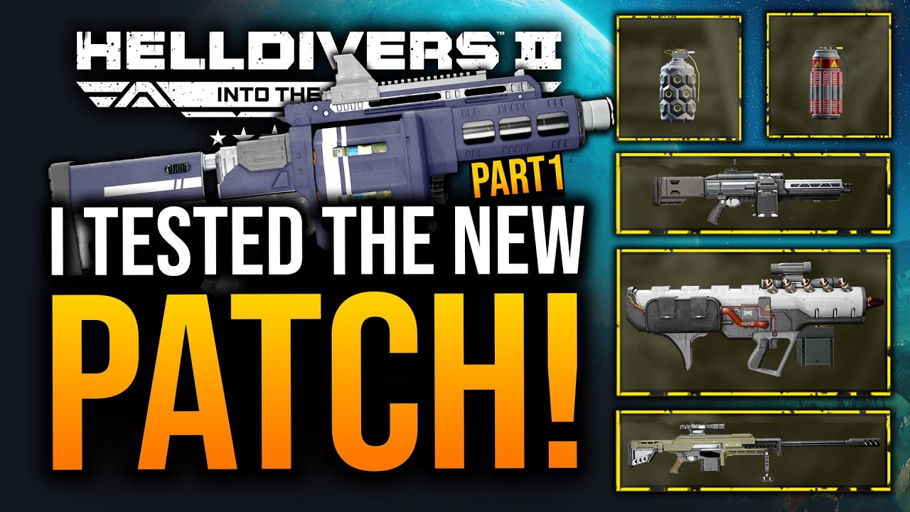 Helldivers 2 - I Tested Everything in New Patch! pt.1