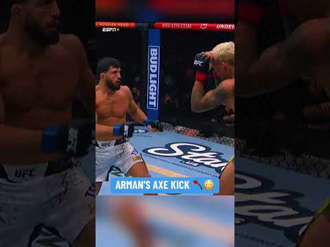 This axe kick from Arman 😳 #UFC311