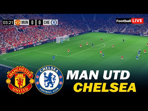 Manchester United vs Chelsea Premier League 25/26 | Full Match Simulation PES