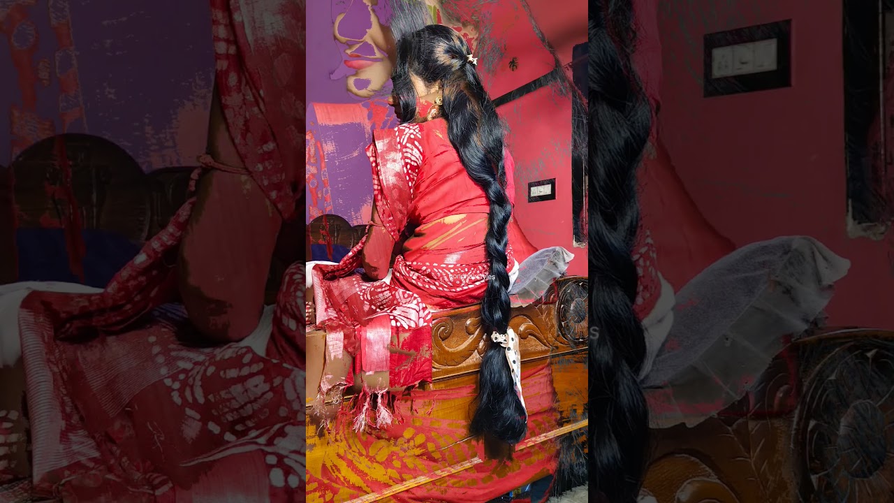 Elegant Loose Braid for Long Indian Hair ✨