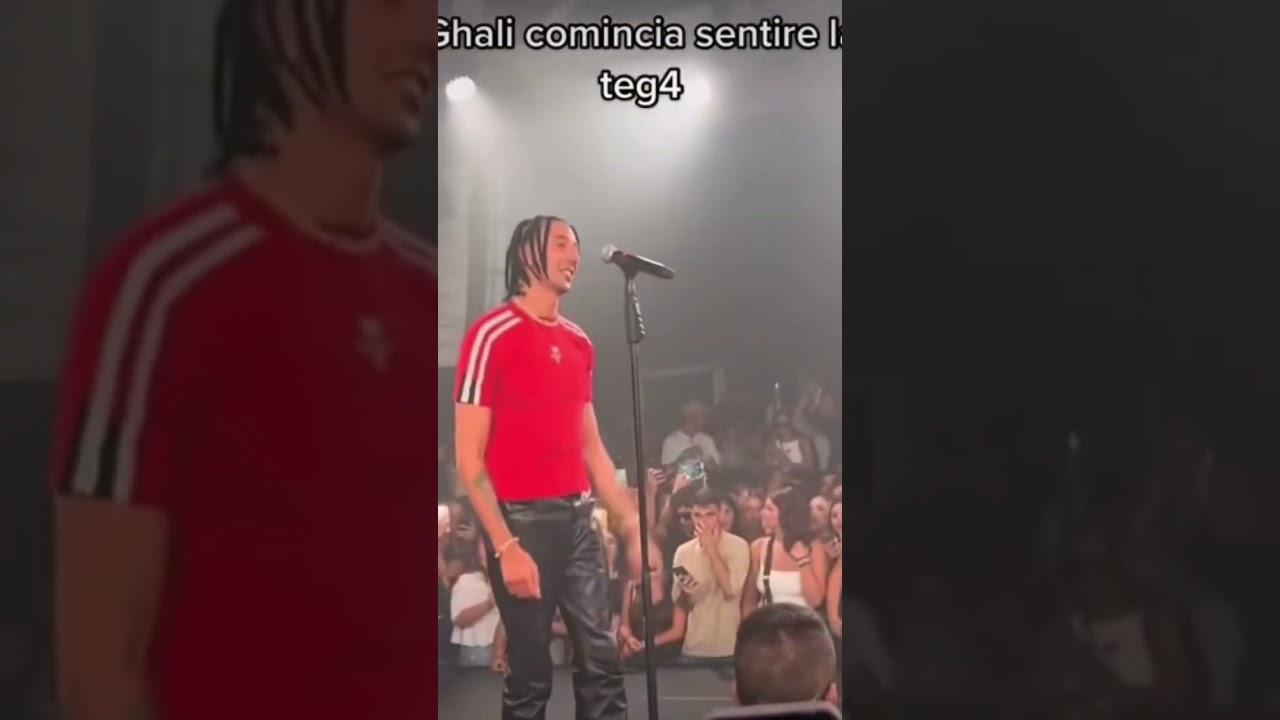 Ghali's Epic Stage Moment Goes Viral 😂🔥