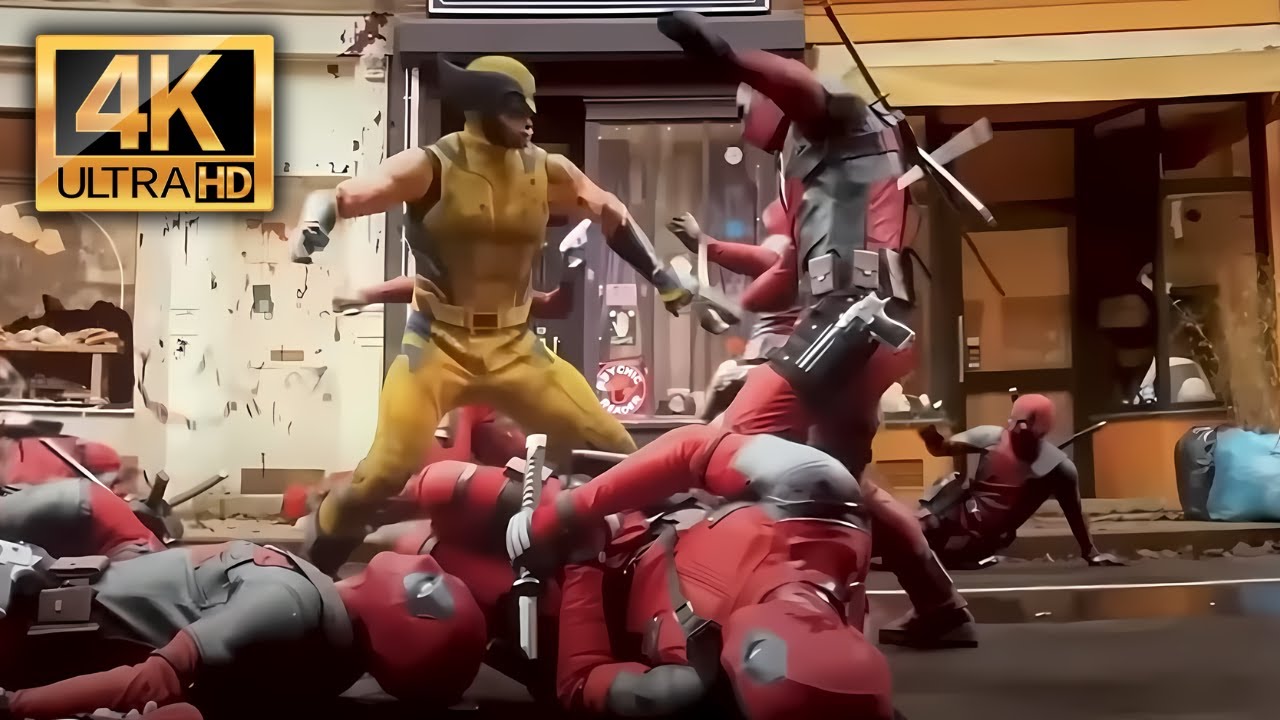Deadpool & Wolverine | Deadpool Corps Scene in 4K