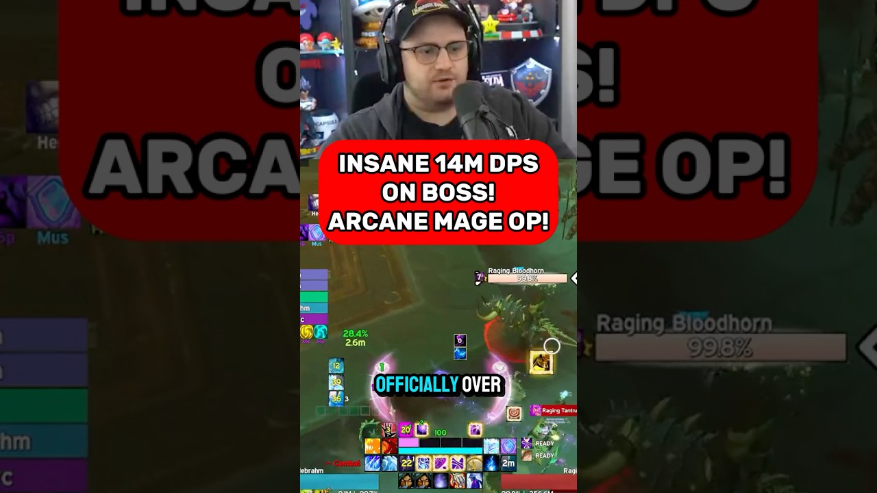 Arcane Mage Hits 14M Damage on Boss!🔥