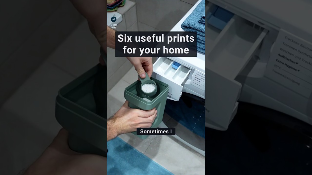 My First 6 3D Prints for My New Home 🏡