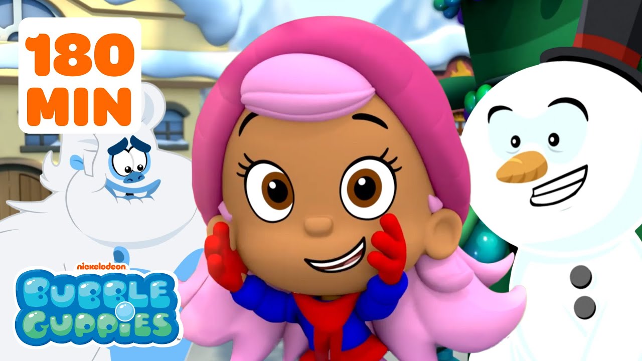 Molly’s Magical Holiday Adventures! ❄️ | 3 HOURS of Bubble Guppies | Nick Jr.
