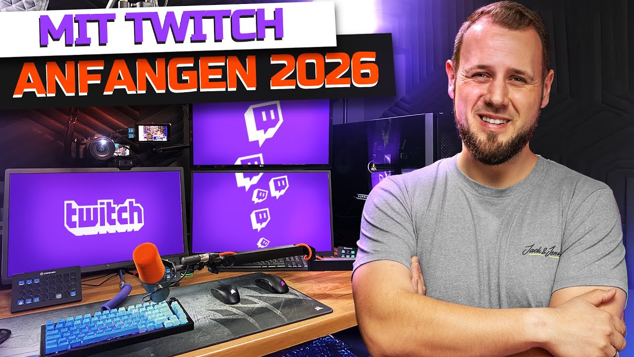 TWITCH STREAM einrichten TUTORIAL für ANFÄNGER (2026)