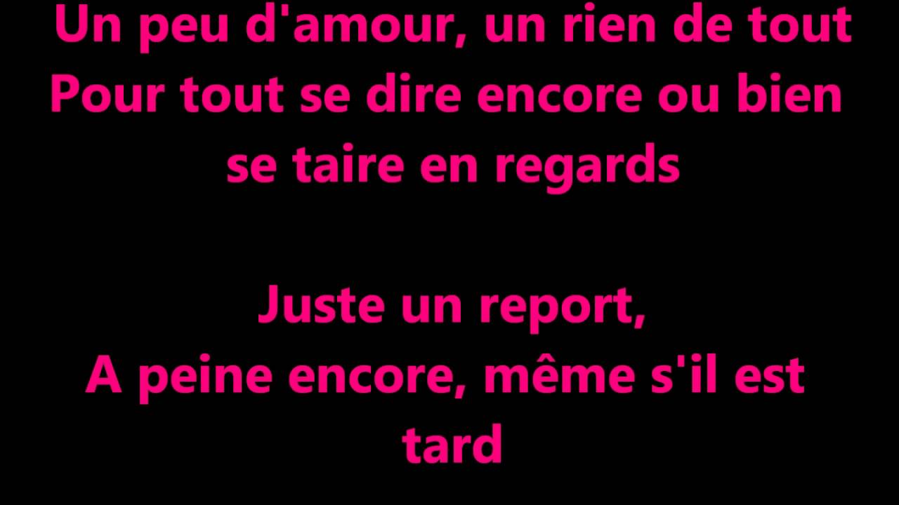 Encore un soir - Céline Dion (Paroles)