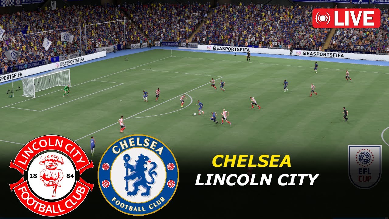 Live Simulation: Chelsea vs Lincoln City | EFL Carabao Cup 2025/26 ⚽