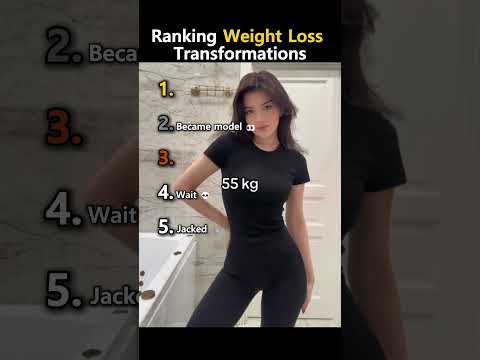 Ranking Weight Loss Transformations #weightloss #ranking #transformation
