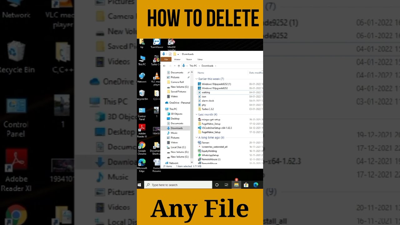 Delete Files on PC & Laptop Easily 🖥️