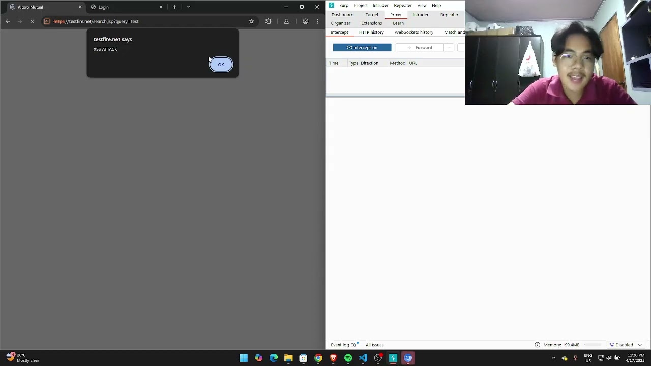 XSS Attack with Burp Suite 🕵️‍♂️
