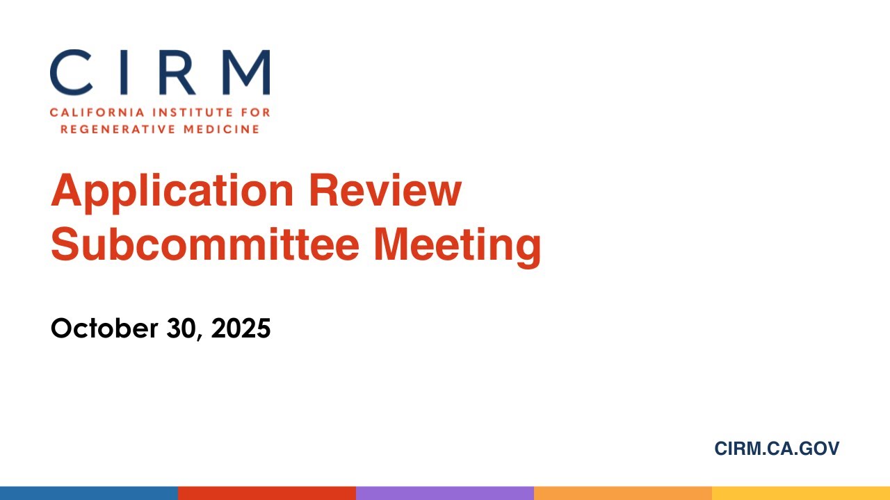 October 2025 ARS Meeting: Funding Decisions