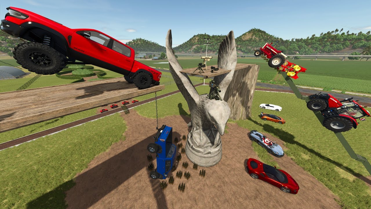 Squid Games Challenge in Farming Simulator 🚜