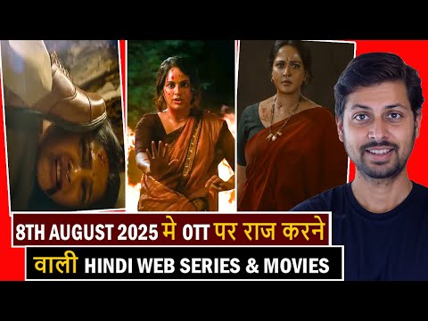 Top 8 New Ott Release Hindi Web Series & Movies 8th August 2025 Must Watch