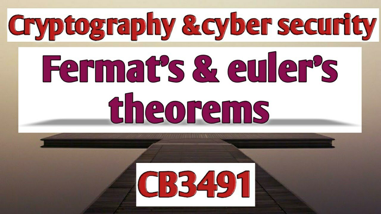 Fermat & Euler Theorems in Cryptography 🔐