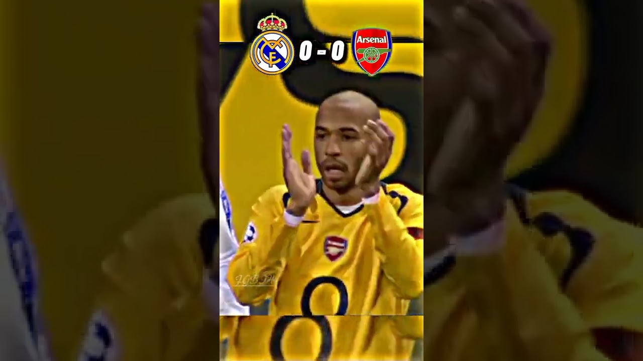 Real Madrid vs Arsenal 2006 ⚪🟡 Highlights