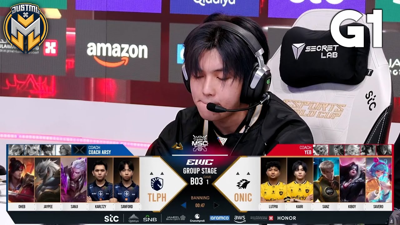 ONIC vs TLPH Game 1 | MSC 2025 Group Stage