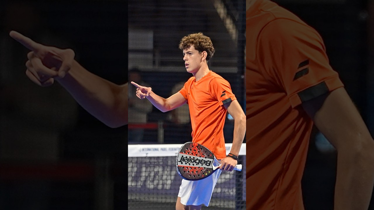 Nos espoirs du CNE de padel face au pro 🤩