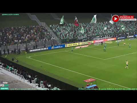 JUVENTUDE x PALMEIRAS AO VIVO SIMULADO GAMEPLAY PC 🕹️🎮🎮