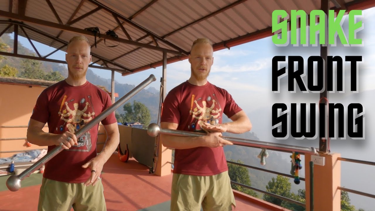 Steel Mace Exercises | Snake Front Swing | FridayFlow