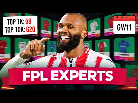 FPL GW11 EXPERTS TEAM 💥 BEST GW11 TEAM! 🚨