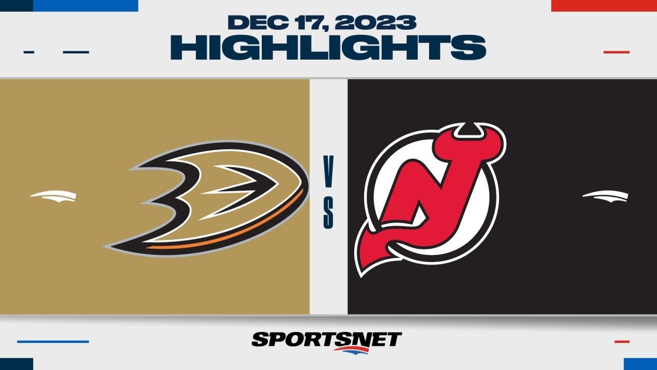 Ducks vs. Devils | December 17, 2023: Henriqueโs Hat Trick & Stellar Goalie Performance ๐