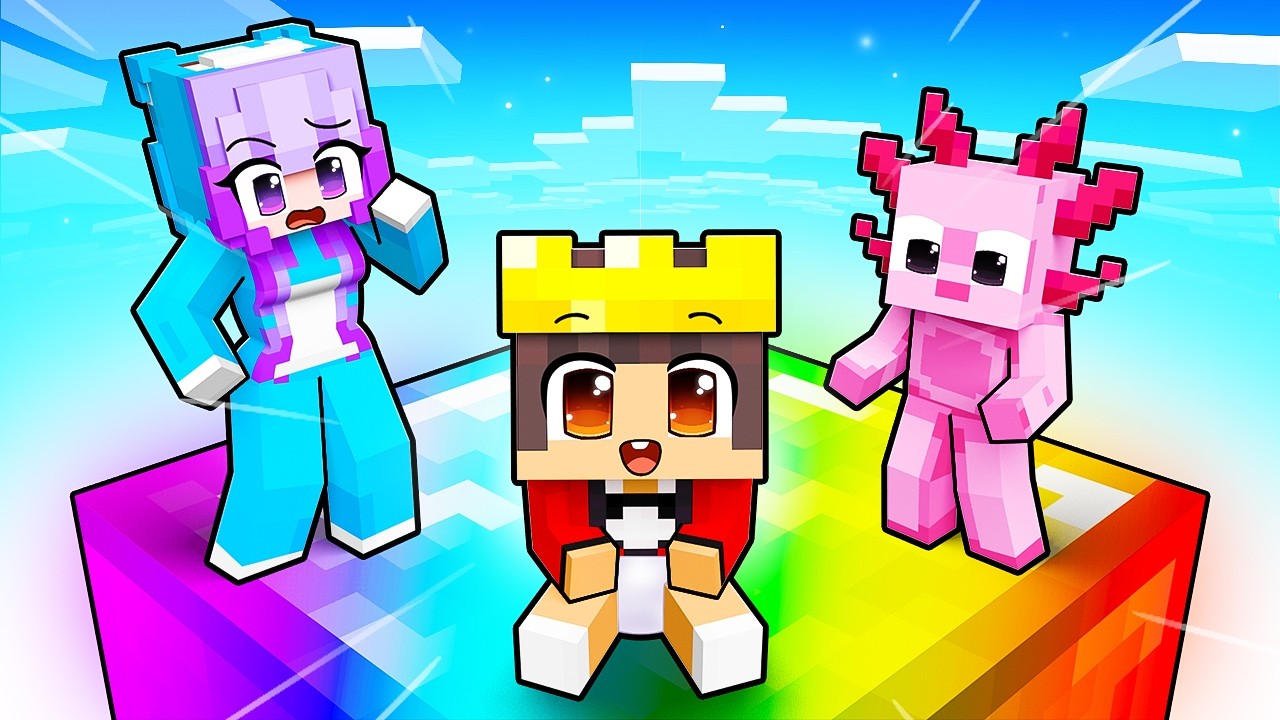 Mongo Turns into a Baby in Minecraft One Chunk 👶