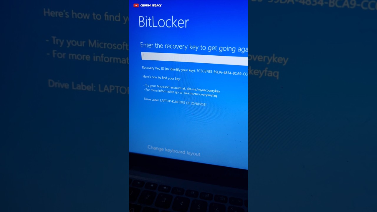 UNLOCKING BITLOCKER WINDOWS 10 #bitlocker #windows #windows10 #win10 #win11