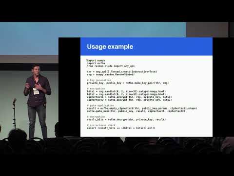 nuFHE  reaching 0 13ms gate for fully homomorphic encryption with Python