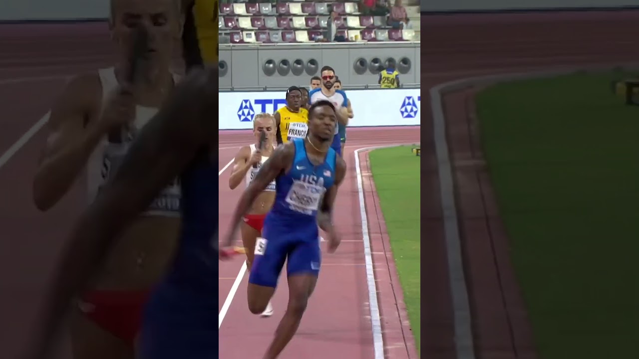 First Mixed 4x400m at World Athletics Champs πββοΈ