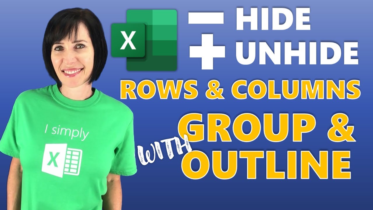 Master Excel's Group & Outline Buttons: Effortless Hide & Unhide Rows & Columns 📊