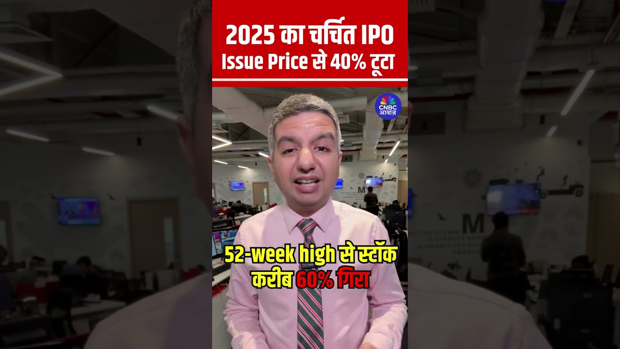 2025 का चर्चित IPO, Issue Price से 40% नीचे 📉