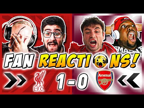 LIVERPOOL & ARSENAL FANS REACTION TO LIVERPOOL 1-0 ARSENAL | HOURS BEFORE ISAK SIGNS!