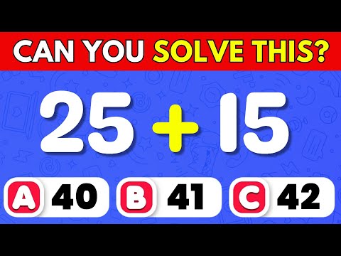 The Ultimate Math Quiz: 50 Sum Questions from Easy to Impossible! 🧠🤔