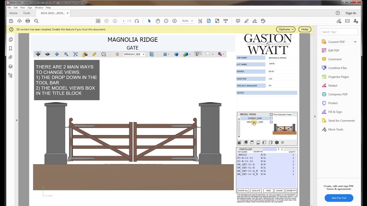 3D PDF Basics: Opening and Navigating 3D Content
